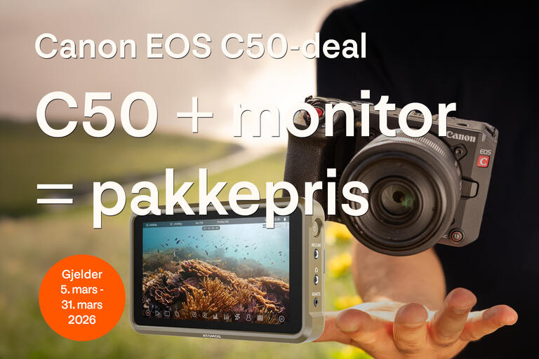 Canon EOS C50- pakkedeal